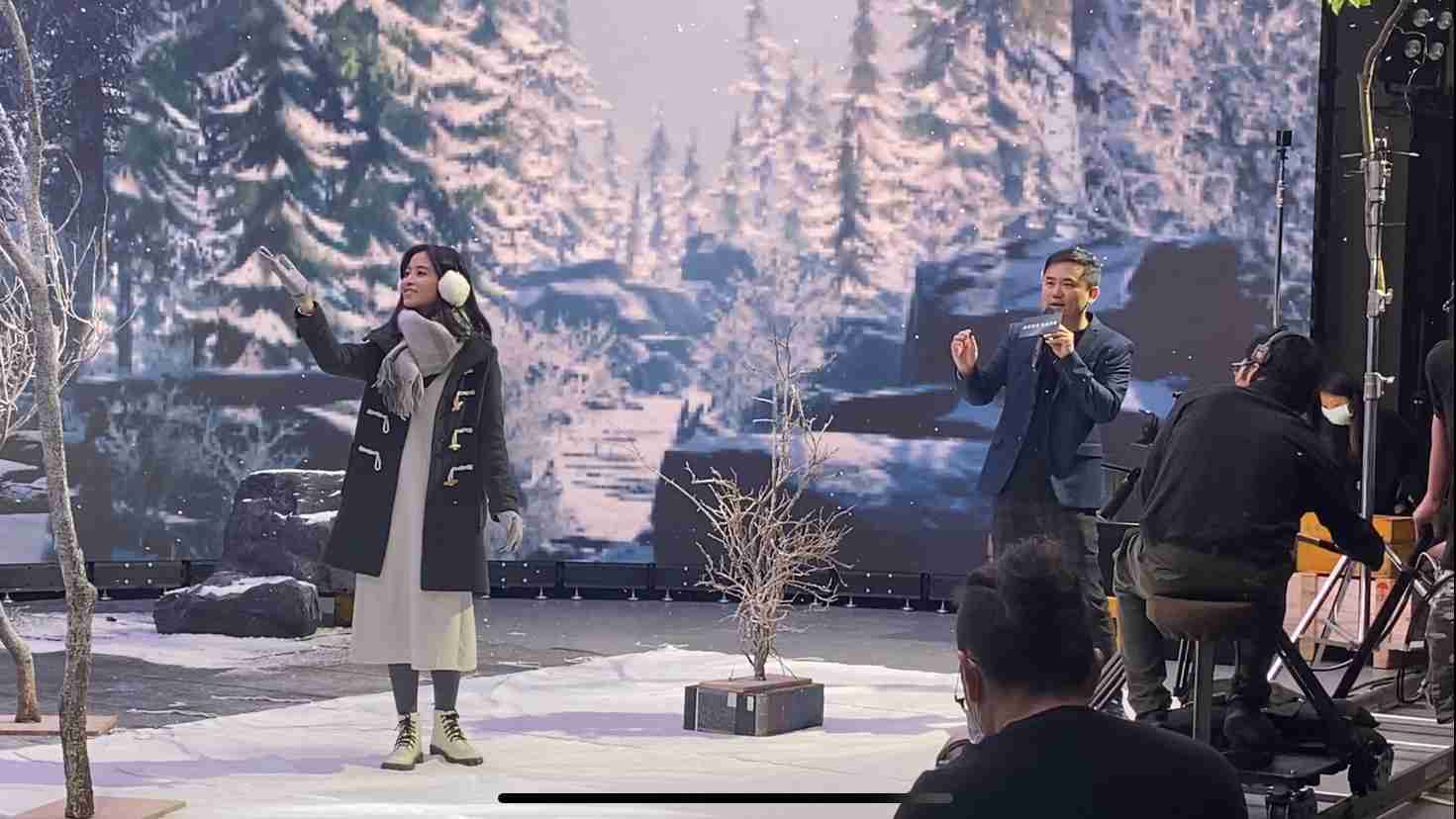 NG大舞台以ALED先进显屏技术，，与金马奖视觉特效团队“再现影像”携手合作打造LED虚拟摄影棚，，，，提供沉浸式表演体验，，，，并精简拍摄成本与时间