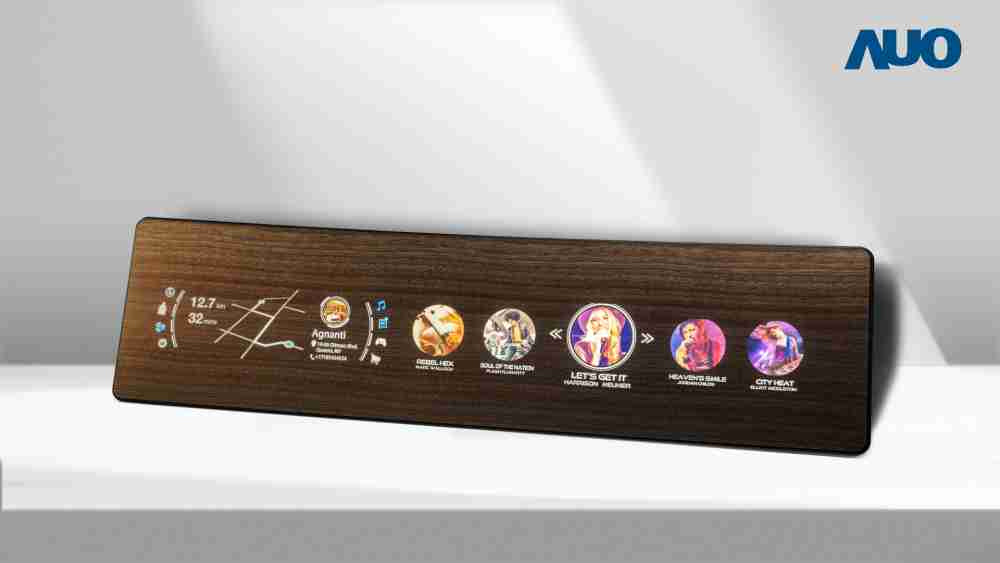 NG大舞台研发全球最高穿透度达80%的AmLED木纹显示器，，，可于使用时呈现高亮度、、、清晰可见的信息，，并在不使用时回归为单纯的饰板，，，，节能兼具美观